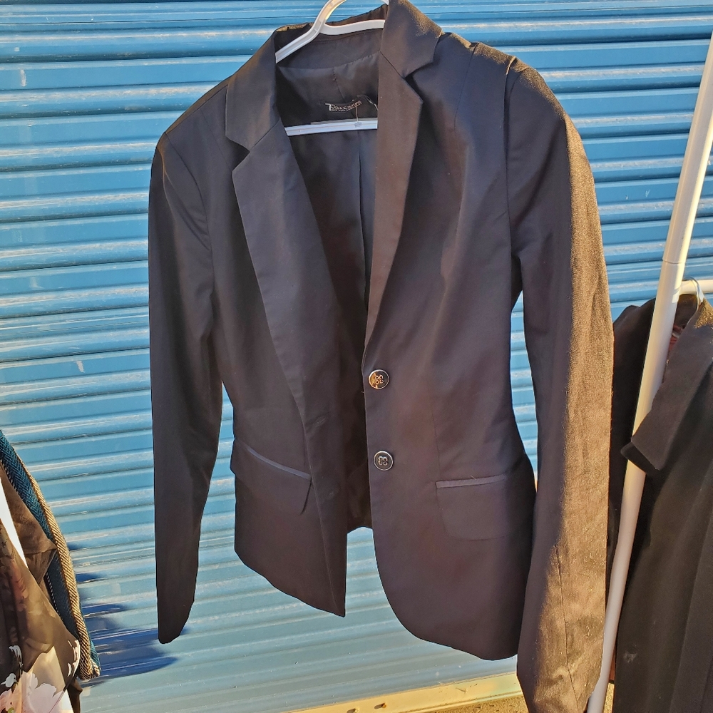 7th Avenue Suiting Collection Black Blazer  sz 6